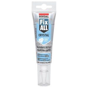 Fix All Crystal υπερδιάφανο σφραγιστικό συγκολλητικό 125ml