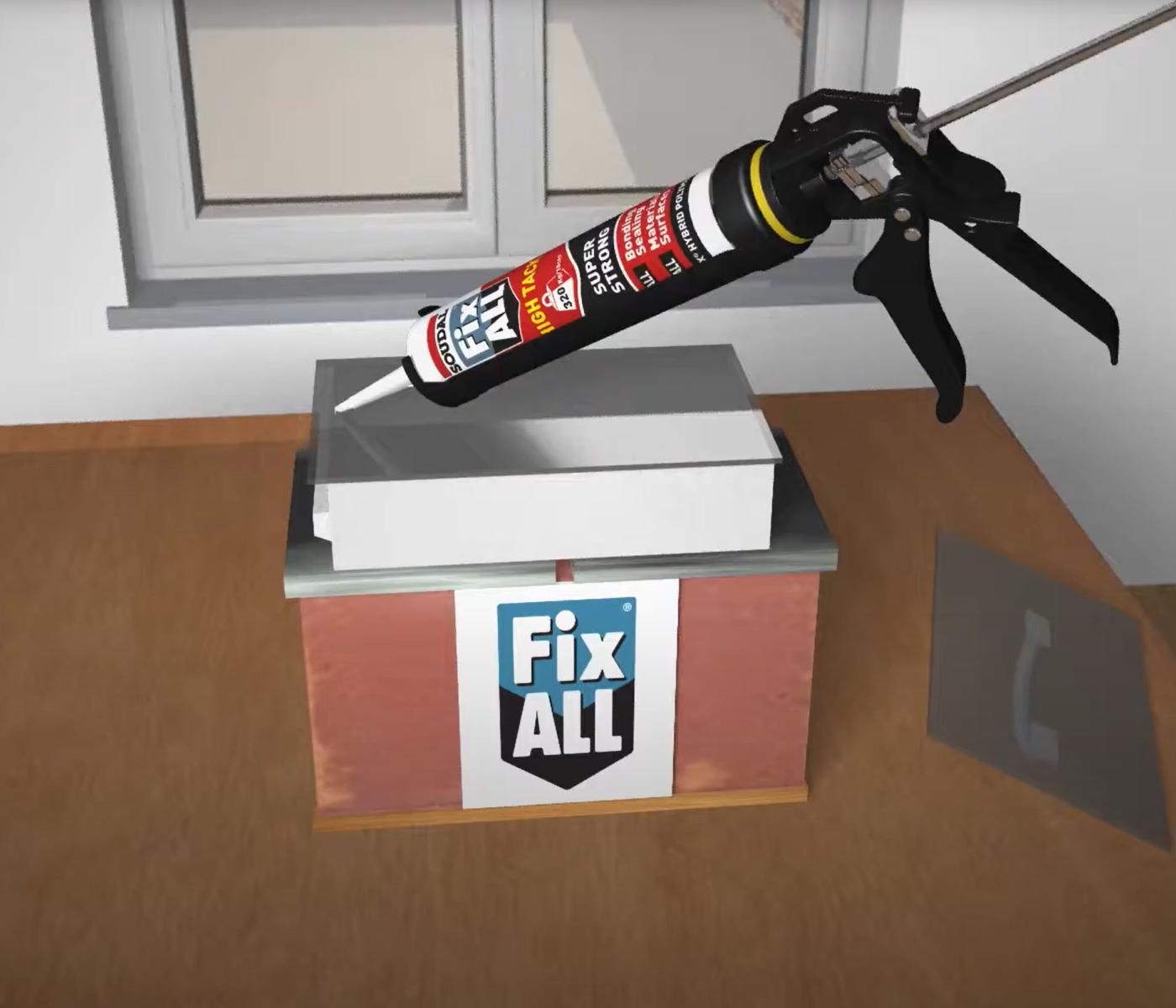 Fix All High-Tack σφραγιστικό συγκολλητικό λευκό 290ml - Image 4