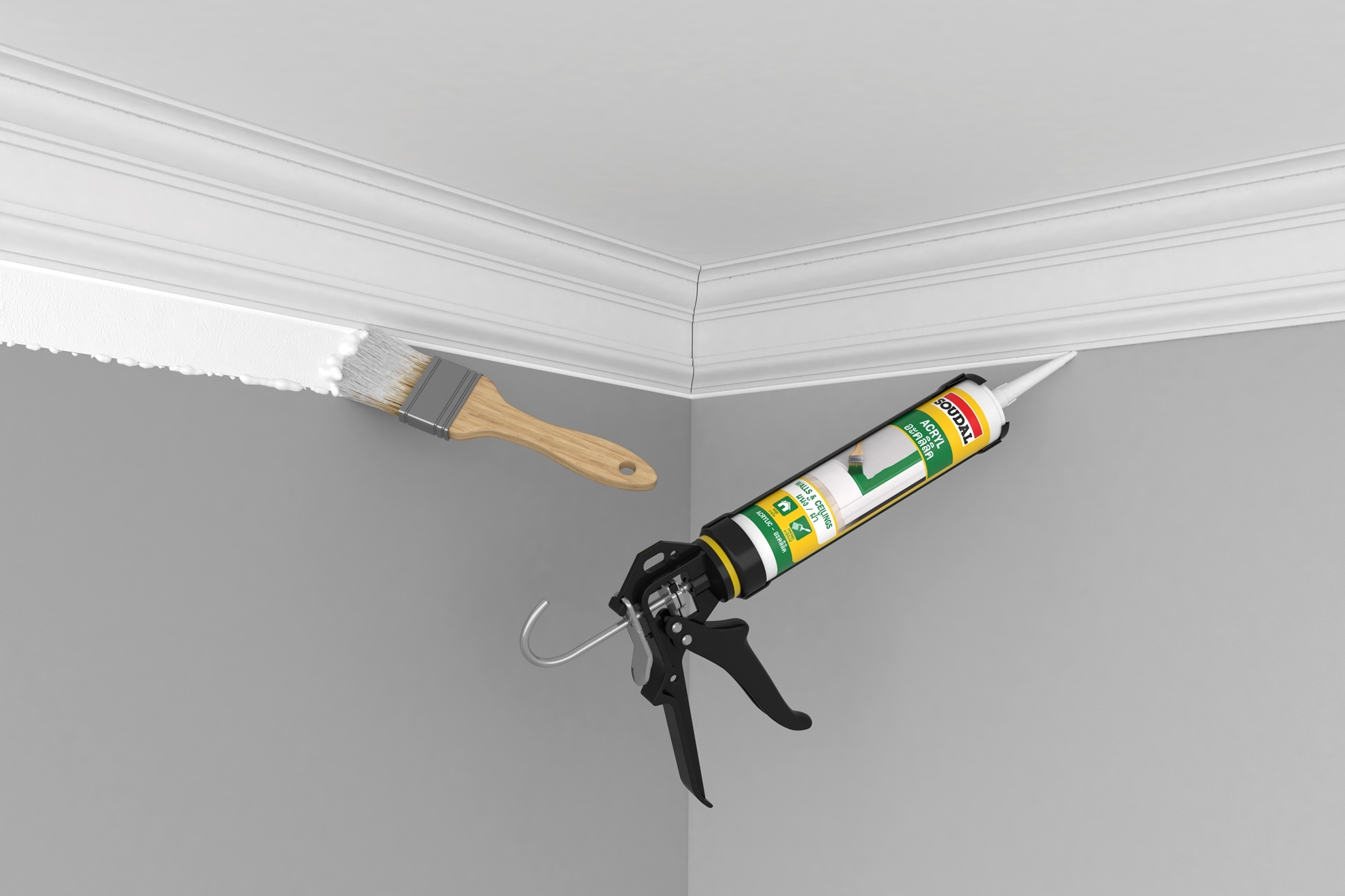 Ακρυλικό σφραγιστικό λευκό 280ml - Image 3