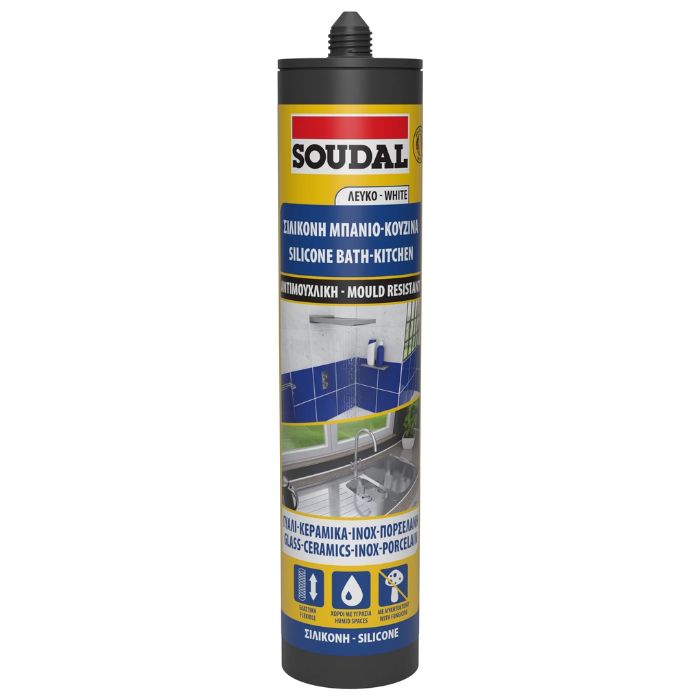 Σιλικόνη αντιμουχλική λευκή 280ml