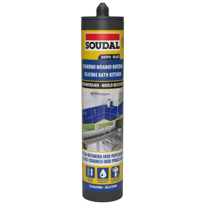 Σιλικόνη αντιμουχλική μαύρη 280ml