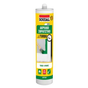 Ακρυλικό σφραγιστικό turbo λευκό 290ml