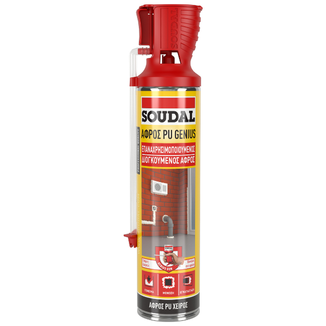 Genius αφρός PU χειρός 600ml