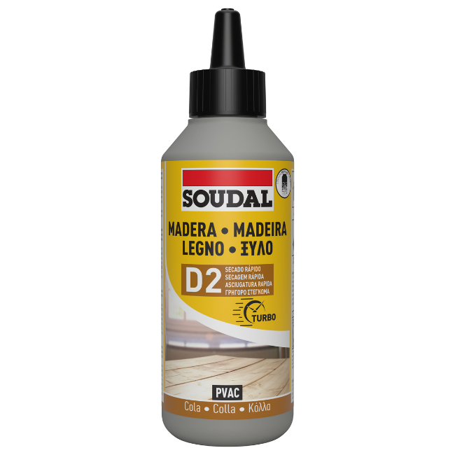 Κόλλα ξύλου ταχείας πήξης D2 PVA 250gr