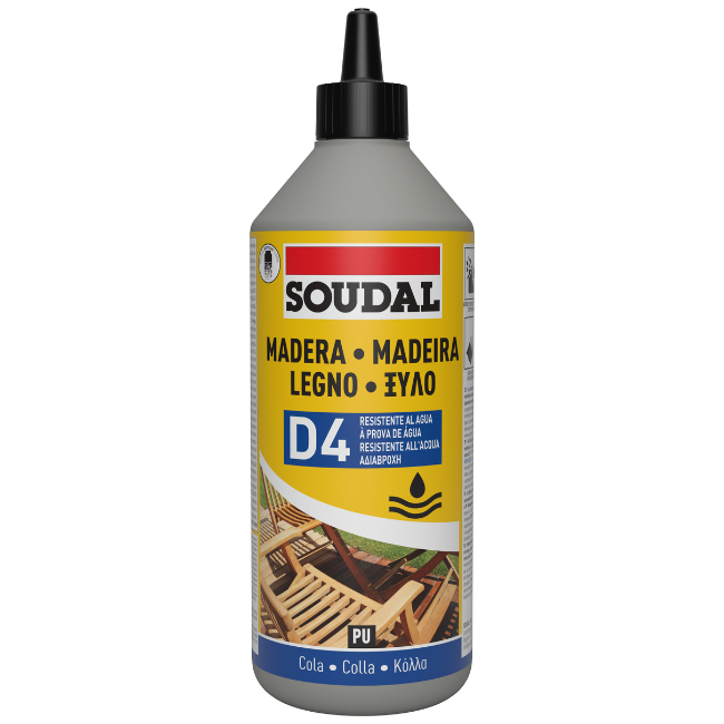 Κόλλα ξύλου ταχείας πήξης D4 PU 750gr