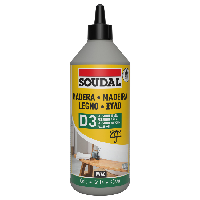 Κόλλα ξύλου D3 PVA 750gr