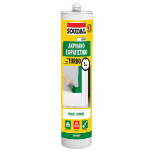 Ακρυλικό σφραγιστικό turbo λευκό 290ml